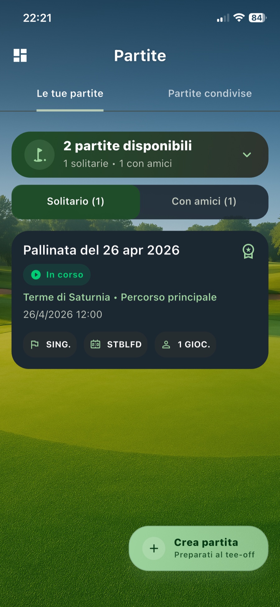 Anteprima organizzazione partita